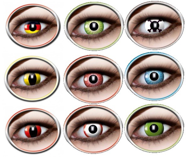 Eyecatcher-Kontaktlinsen-Karneval