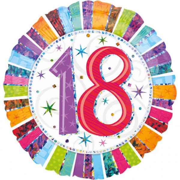 Standard Shining Birthday 18 - 80 (inkl. Heliumfüllung)