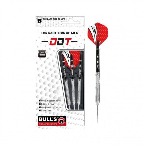 BULL&#039;S Dot D2 90% Tungsten Steel Dart