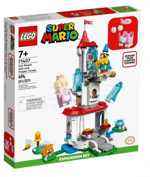 LEGO® Super Mario Katzen-Peach-Anzug und Eisturm – Erweiterungsset 71407