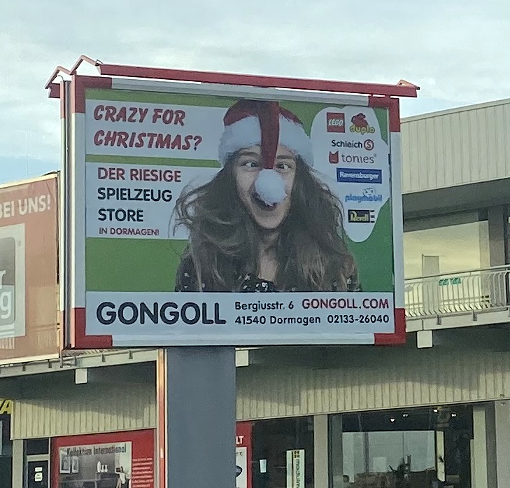 Crazy-for-Christmas-Gongoll-Plakat-Werbung-Weihnachten-dormagen