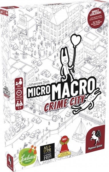 Pegasus Spiele MicroMacro: Crime City - Spiel des Jahres 2021