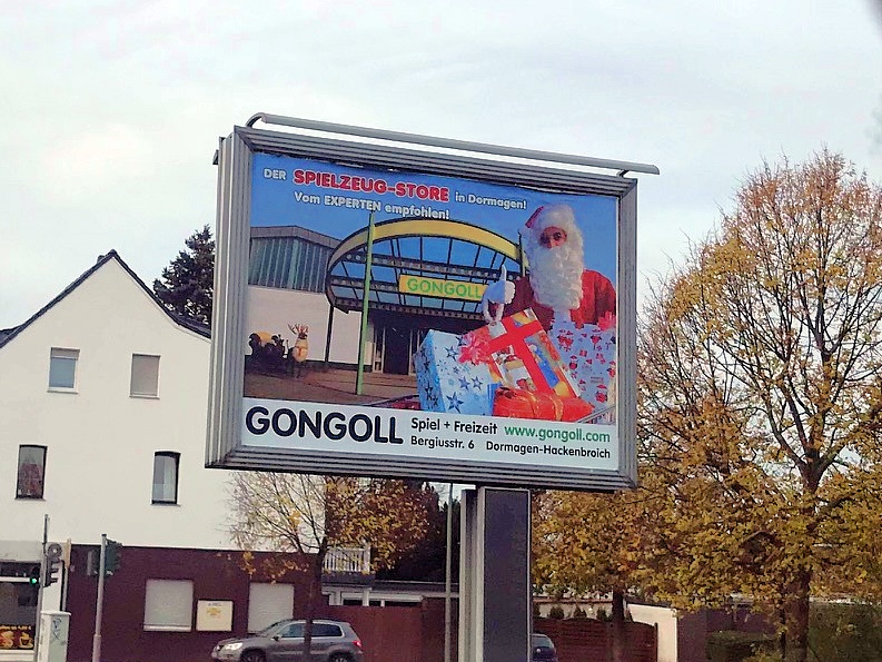 Gongoll-Weihnachten-Plakat-Neuss-Uedesheim-Spielzeug-Store-2017