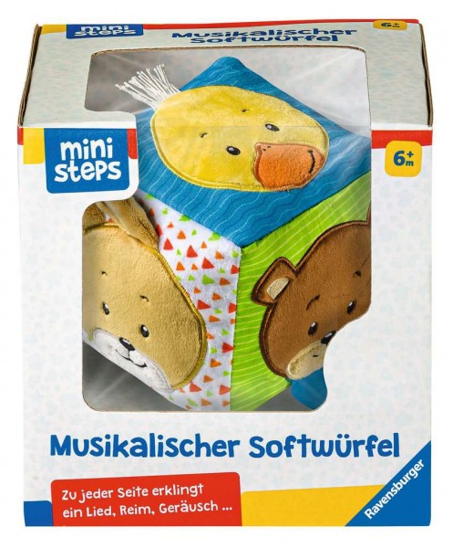 Ravensburger ministeps Musikalischer Softwürfel - Activity-Würfel 04162