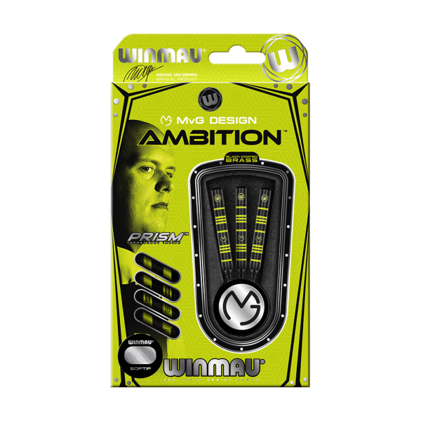 Winmau MVG Ambition Soft Dart Brass