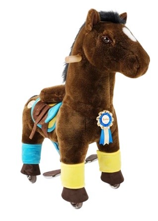 PonyCycle Pferd Premium schokobraun für 3-5 Jahre (K35)
