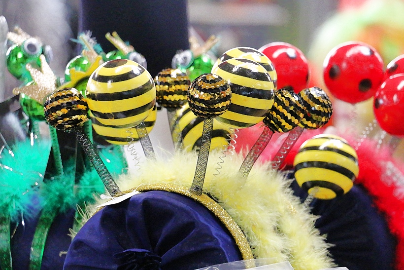 Karneval-Haarschmuck-Biene-Frosch-Lustig-Gongoll