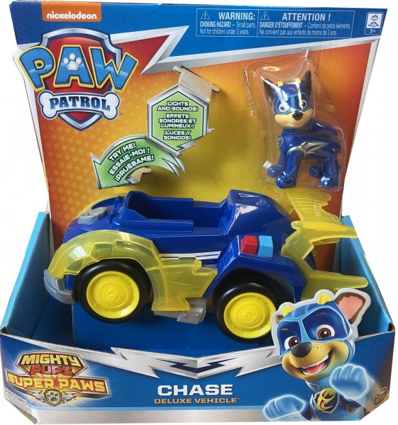 Paw Patrol Mighty Pups Super Paws Chase Deluxe 20115475