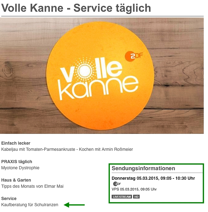 ZDF-Volle-Kanne-Schulranzen-Report-Gongoll-2015