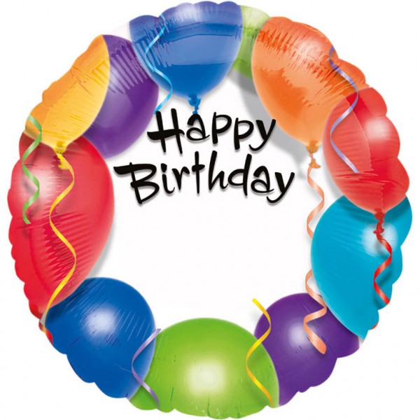 Standard Happy Birthday personalisiert (inkl. Heliumfüllung)