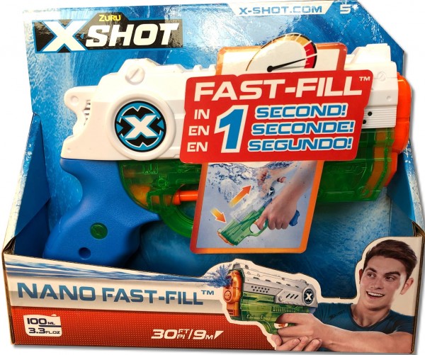 Zuru Wasserpistole X-Shot Nano Fast-Fill 56333