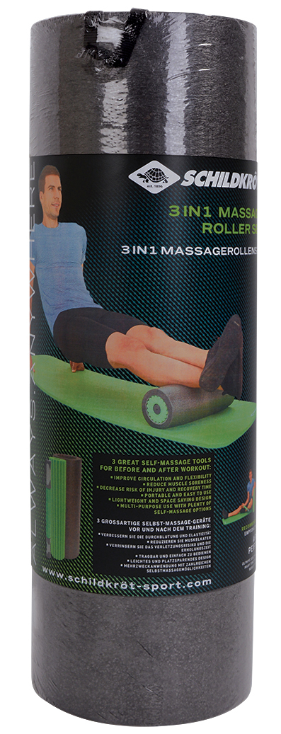 Schildkröt 3in1 Massage Roller Set | | FITNESS HOME 960039 AT Sport