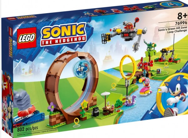 LEGO® Sonic The Hedgehog Sonics Looping-Challenge in der Green Hill Zone 76994